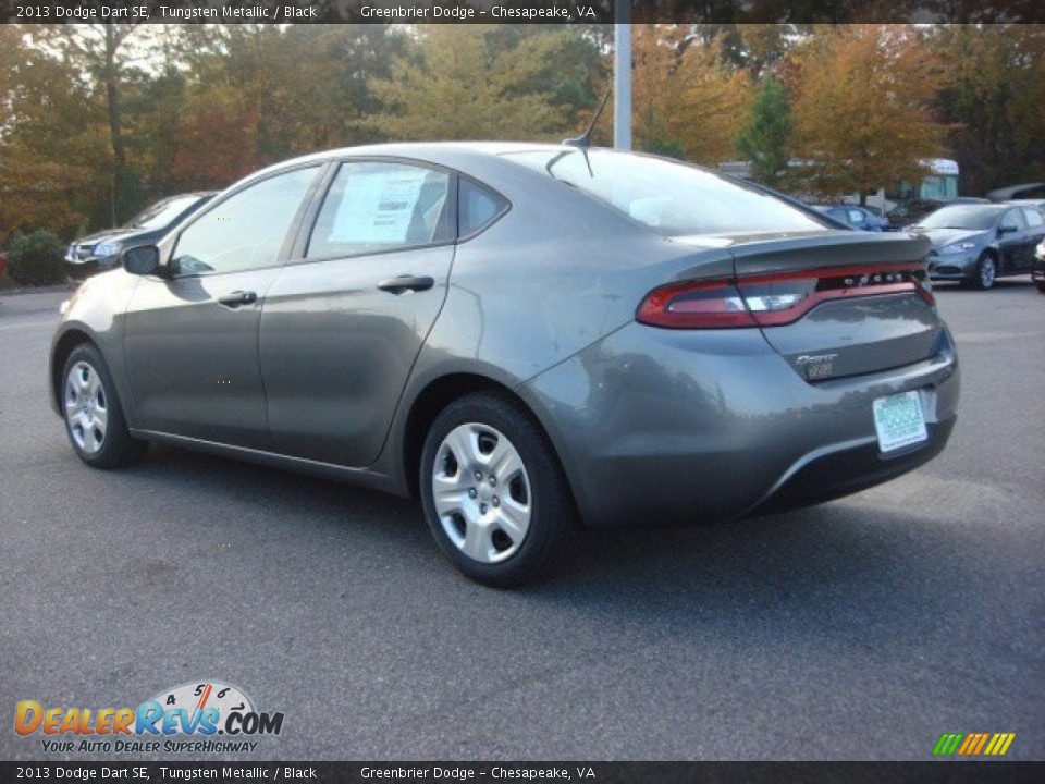 2013 Dodge Dart SE Tungsten Metallic / Black Photo #4