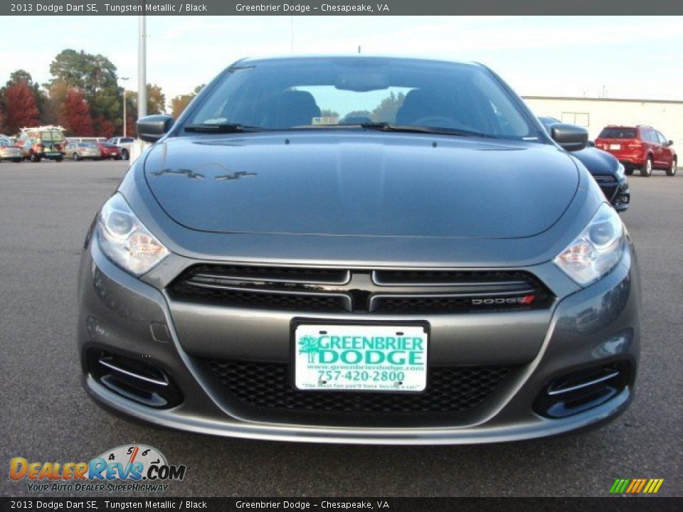 2013 Dodge Dart SE Tungsten Metallic / Black Photo #8