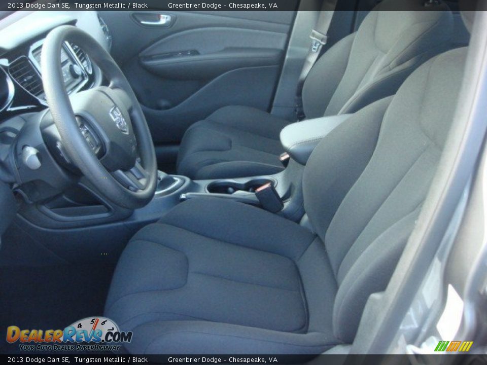 2013 Dodge Dart SE Tungsten Metallic / Black Photo #9