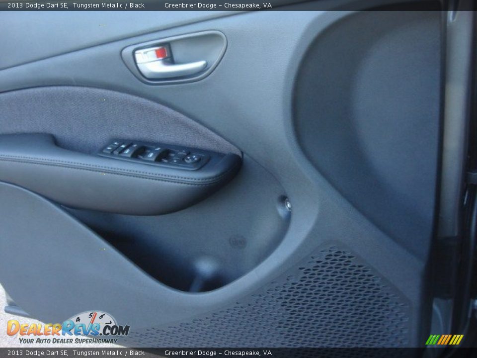 2013 Dodge Dart SE Tungsten Metallic / Black Photo #11