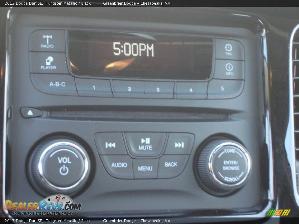 2013 Dodge Dart SE Tungsten Metallic / Black Photo #12