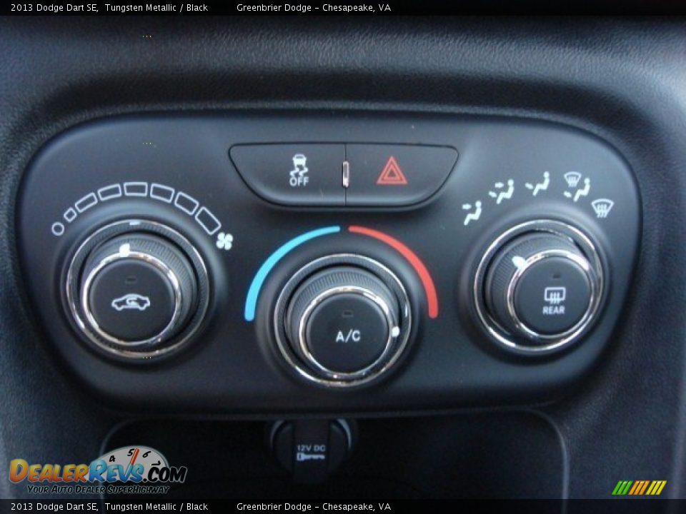 2013 Dodge Dart SE Tungsten Metallic / Black Photo #13