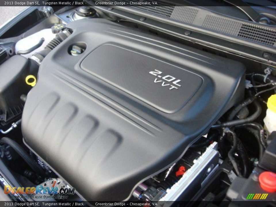 2013 Dodge Dart SE Tungsten Metallic / Black Photo #16