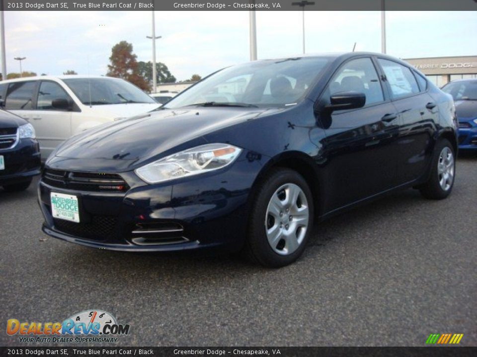 2013 Dodge Dart SE True Blue Pearl Coat / Black Photo #1