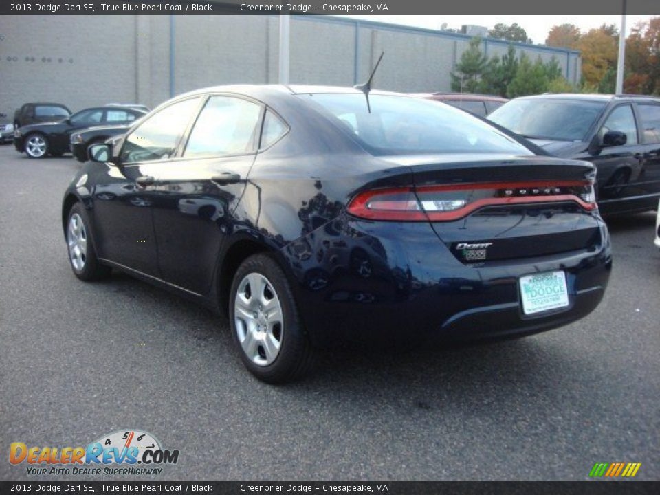 2013 Dodge Dart SE True Blue Pearl Coat / Black Photo #3