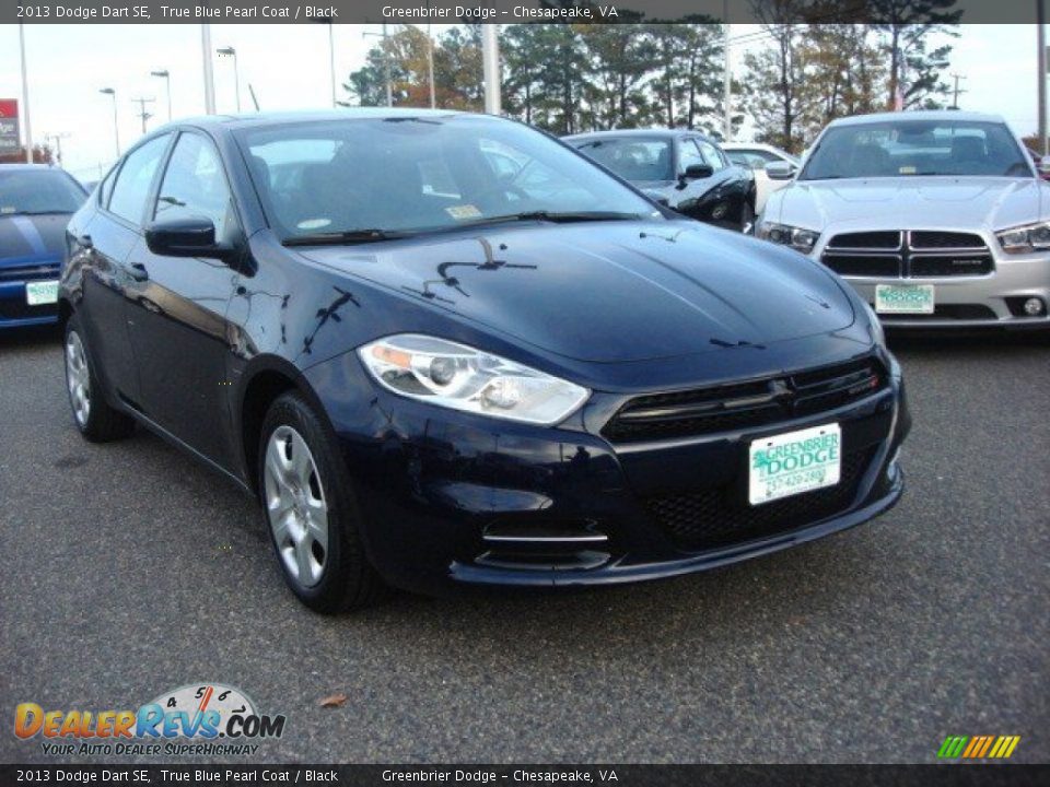 2013 Dodge Dart SE True Blue Pearl Coat / Black Photo #5