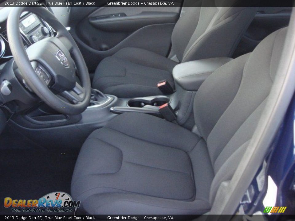 2013 Dodge Dart SE True Blue Pearl Coat / Black Photo #7