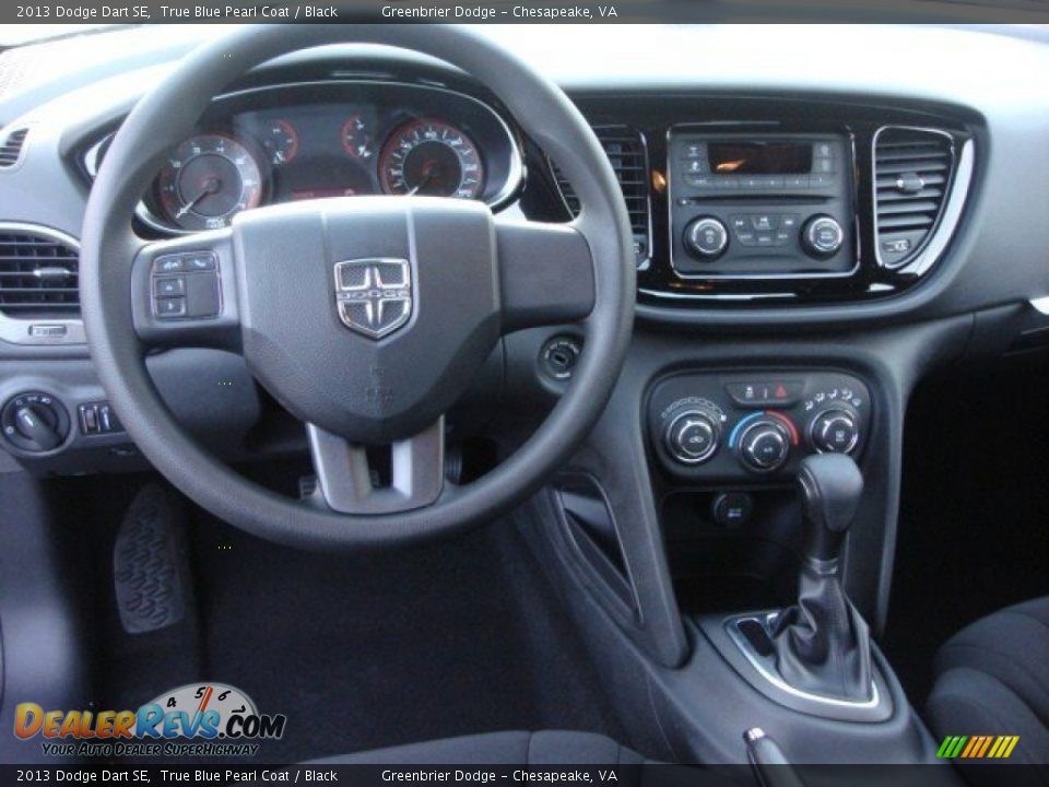 2013 Dodge Dart SE True Blue Pearl Coat / Black Photo #9