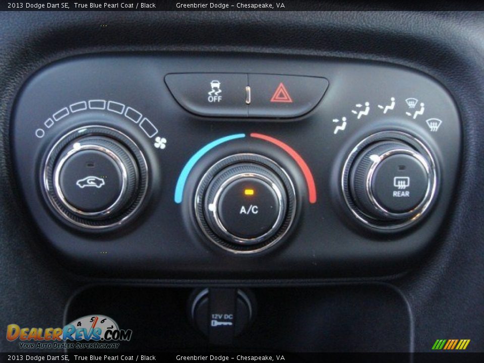 2013 Dodge Dart SE True Blue Pearl Coat / Black Photo #11