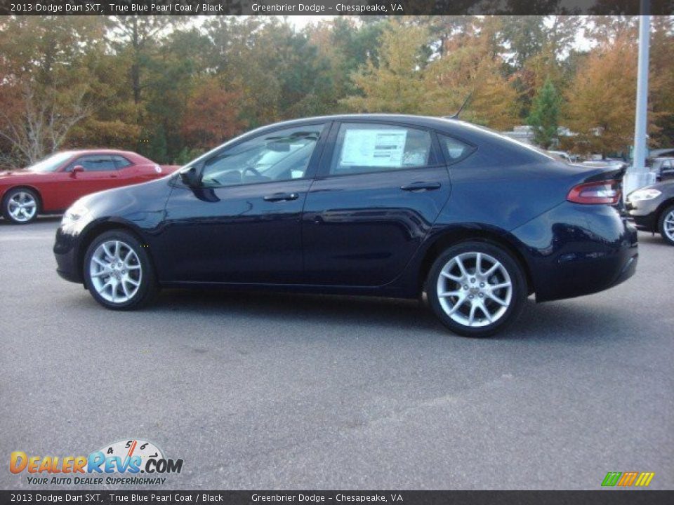 2013 Dodge Dart SXT True Blue Pearl Coat / Black Photo #3