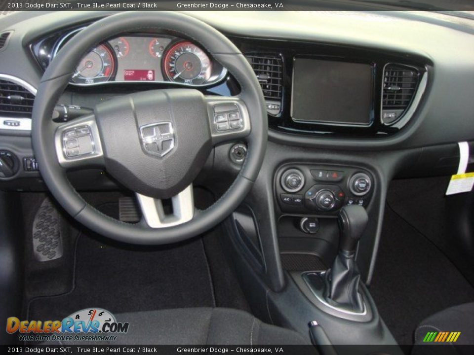 2013 Dodge Dart SXT True Blue Pearl Coat / Black Photo #11