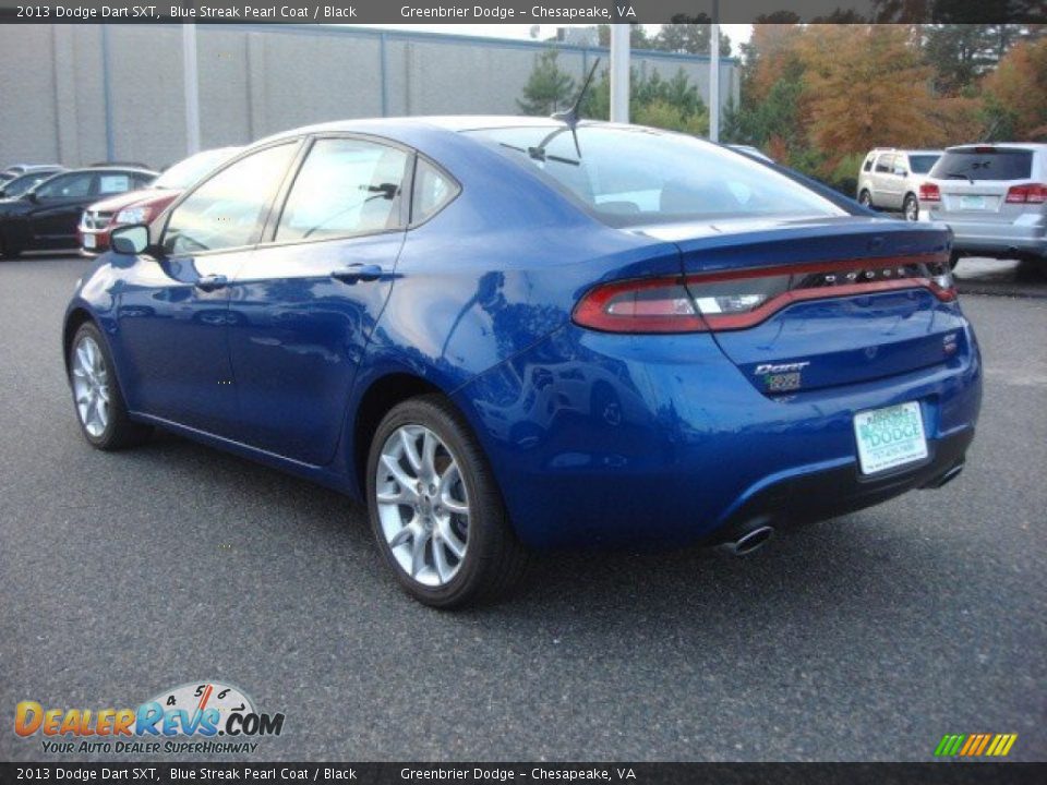 2013 Dodge Dart SXT Blue Streak Pearl Coat / Black Photo #3