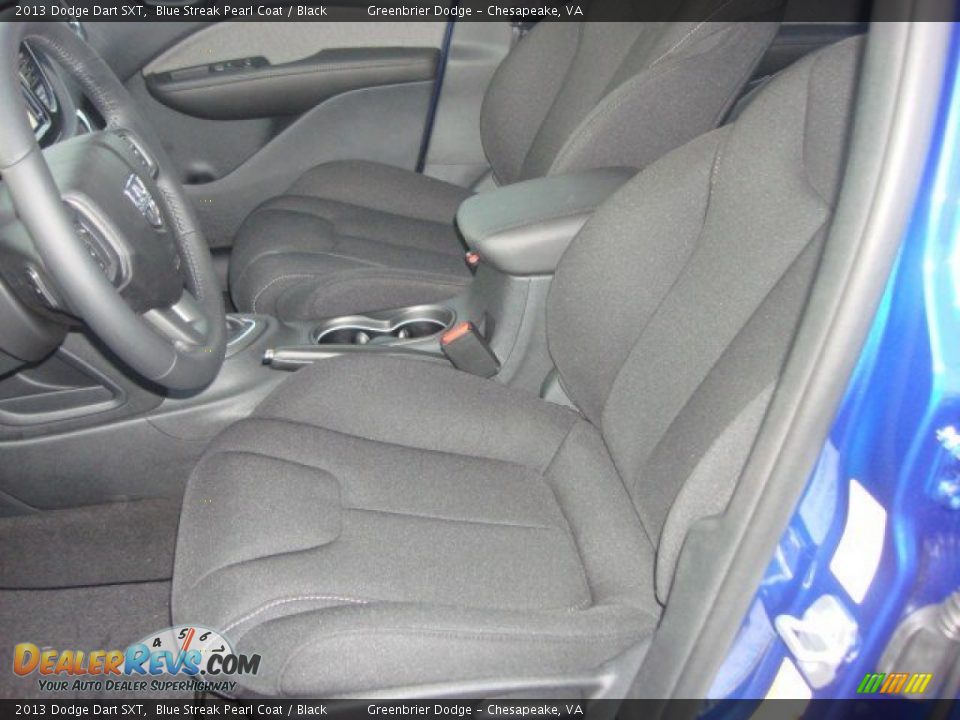 2013 Dodge Dart SXT Blue Streak Pearl Coat / Black Photo #10