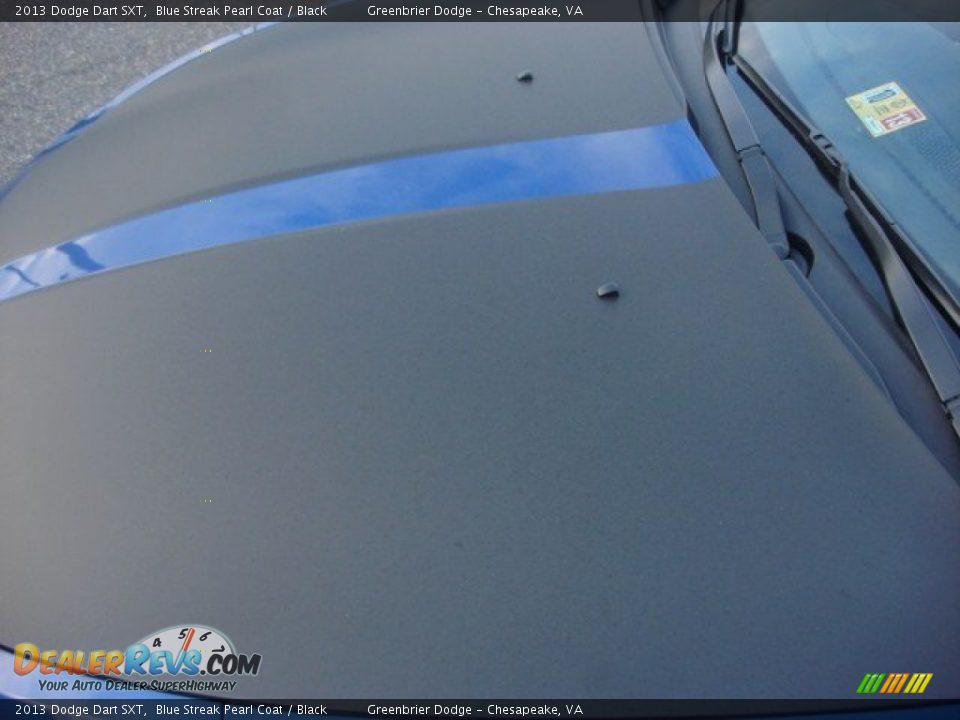2013 Dodge Dart SXT Blue Streak Pearl Coat / Black Photo #16