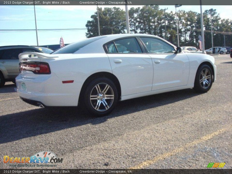 2013 Dodge Charger SXT Bright White / Black Photo #2