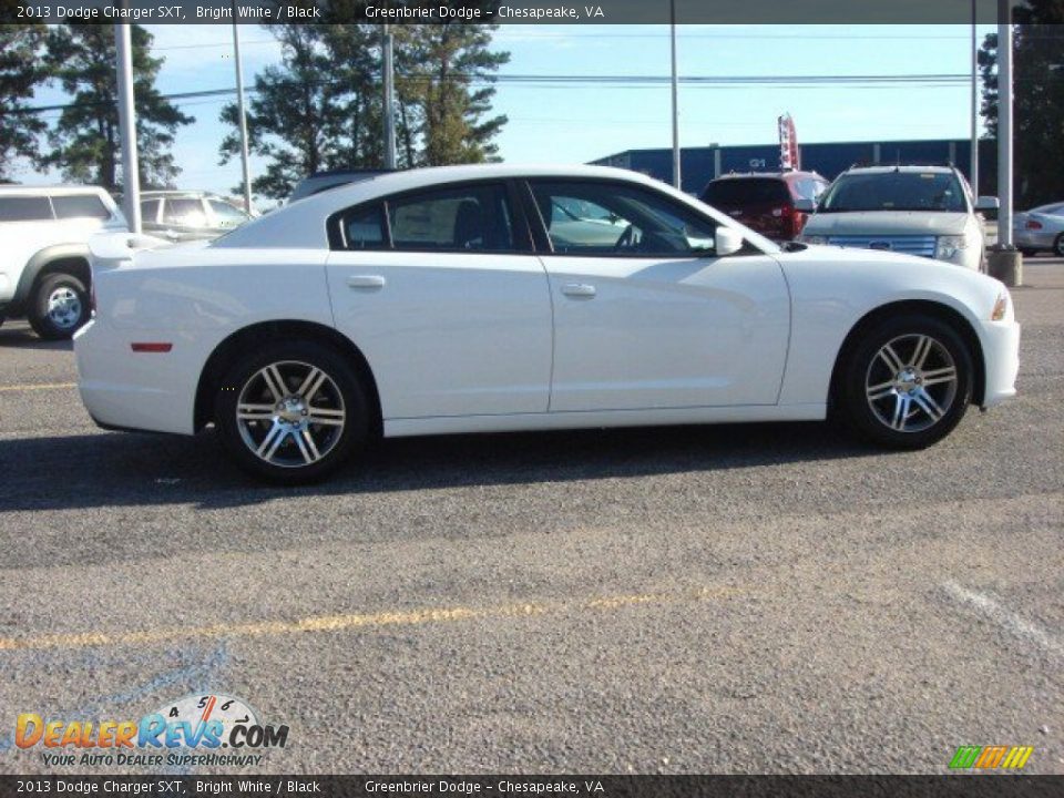 2013 Dodge Charger SXT Bright White / Black Photo #3