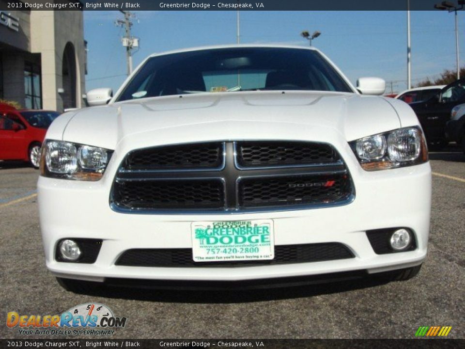2013 Dodge Charger SXT Bright White / Black Photo #5