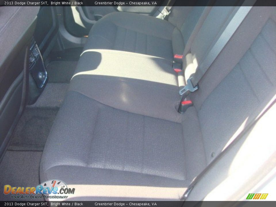 2013 Dodge Charger SXT Bright White / Black Photo #7