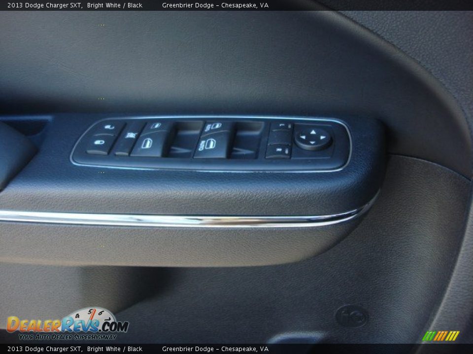 2013 Dodge Charger SXT Bright White / Black Photo #9