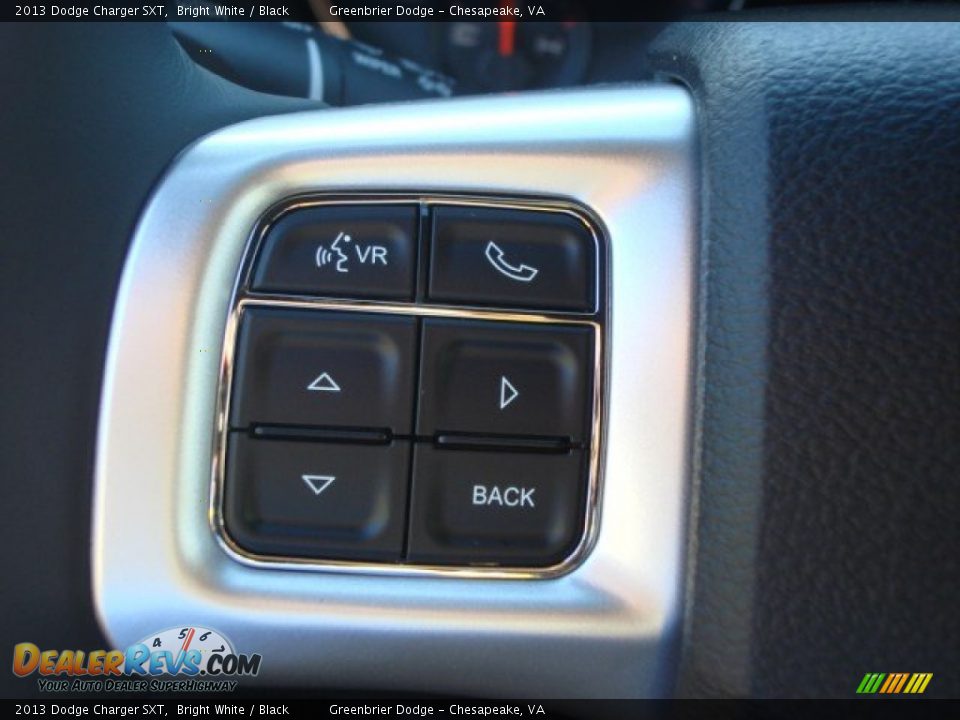 2013 Dodge Charger SXT Bright White / Black Photo #13
