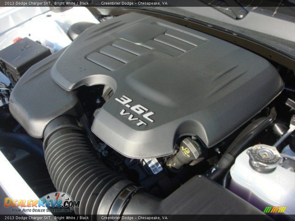 2013 Dodge Charger SXT Bright White / Black Photo #15