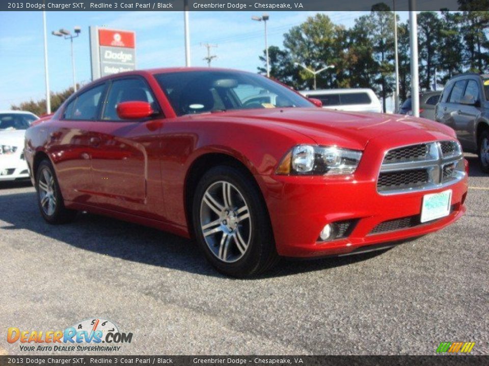 2013 Dodge Charger SXT Redline 3 Coat Pearl / Black Photo #4