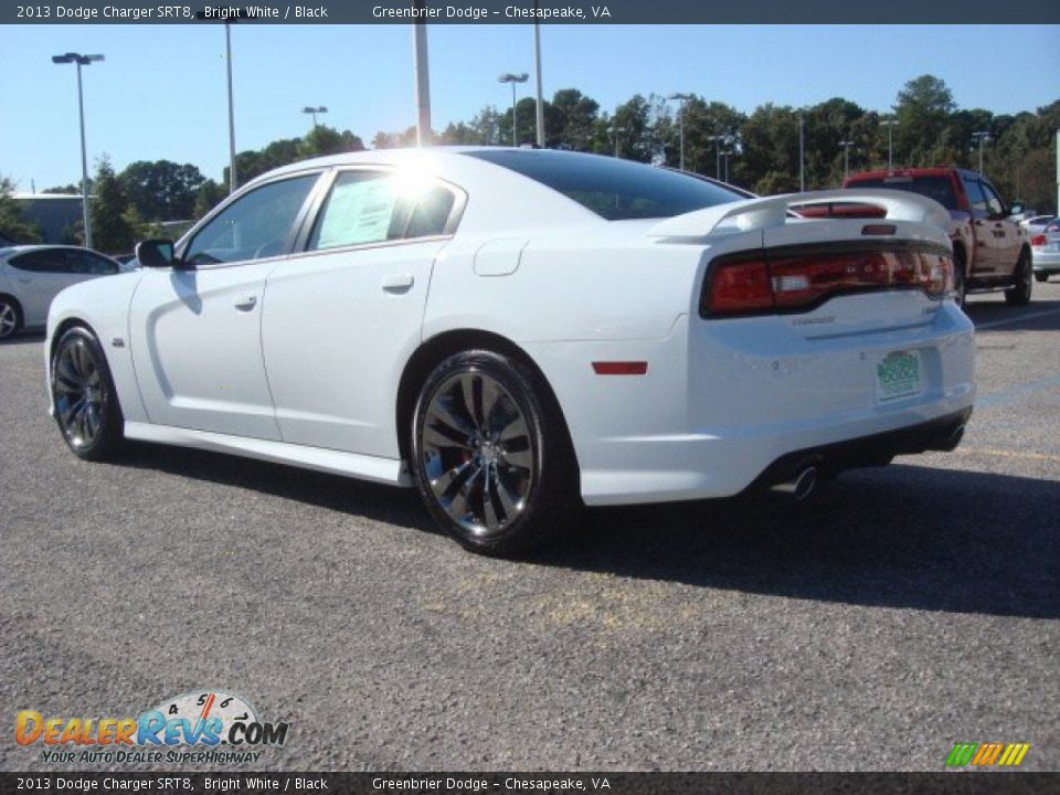 2013 Dodge Charger SRT8 Bright White / Black Photo #3