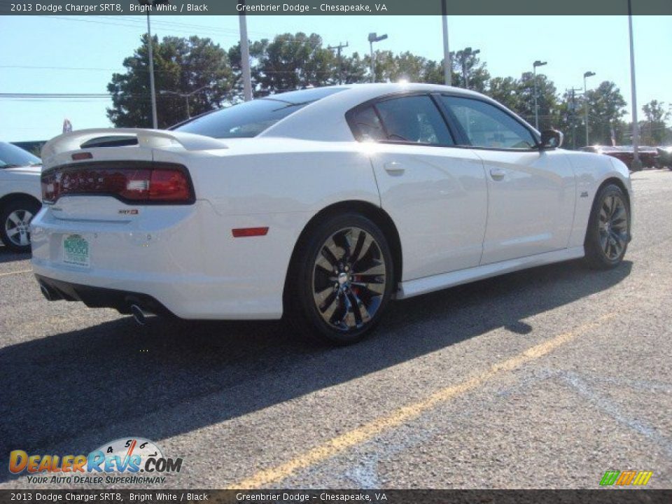 2013 Dodge Charger SRT8 Bright White / Black Photo #4