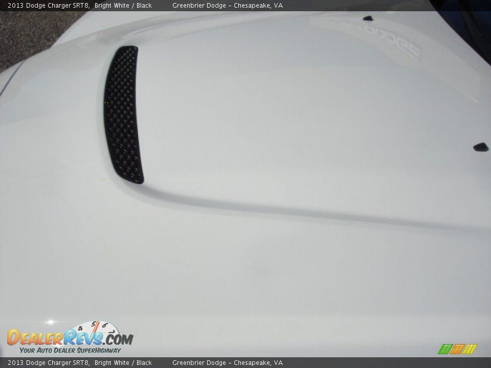 2013 Dodge Charger SRT8 Bright White / Black Photo #28