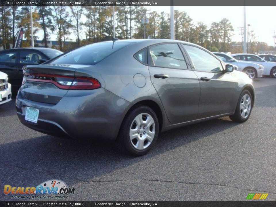 2013 Dodge Dart SE Tungsten Metallic / Black Photo #4