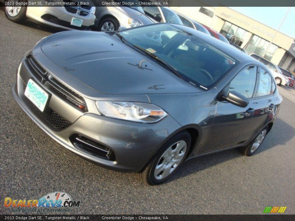 2013 Dodge Dart SE Tungsten Metallic / Black Photo #6