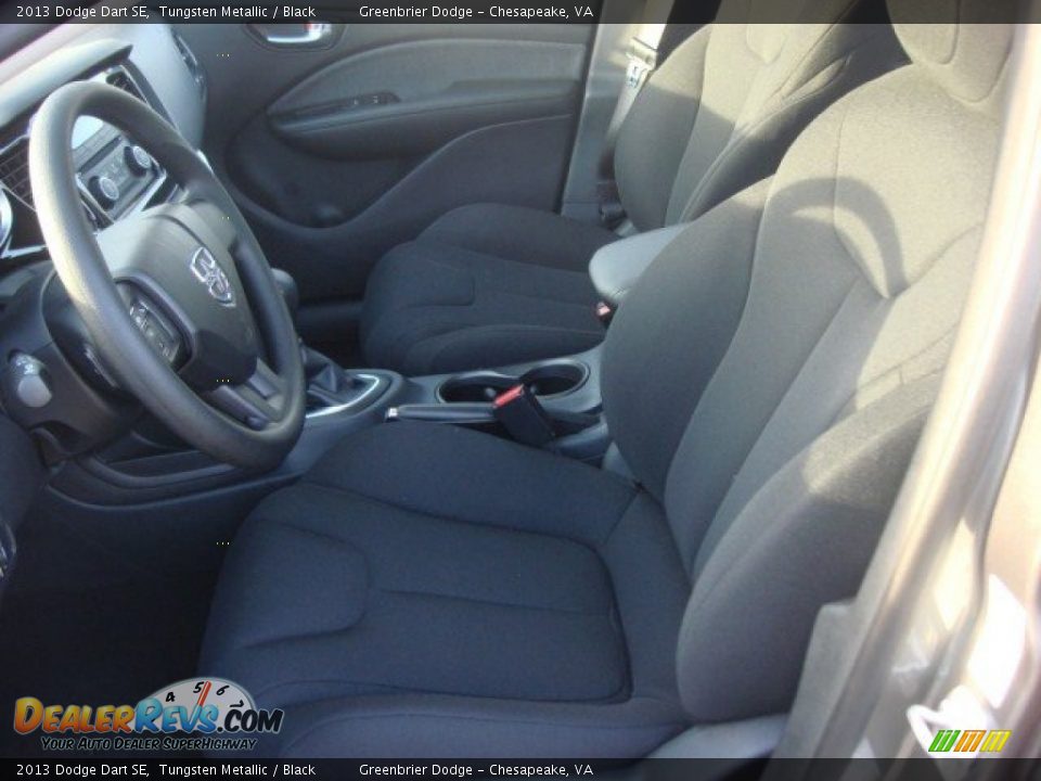 2013 Dodge Dart SE Tungsten Metallic / Black Photo #7
