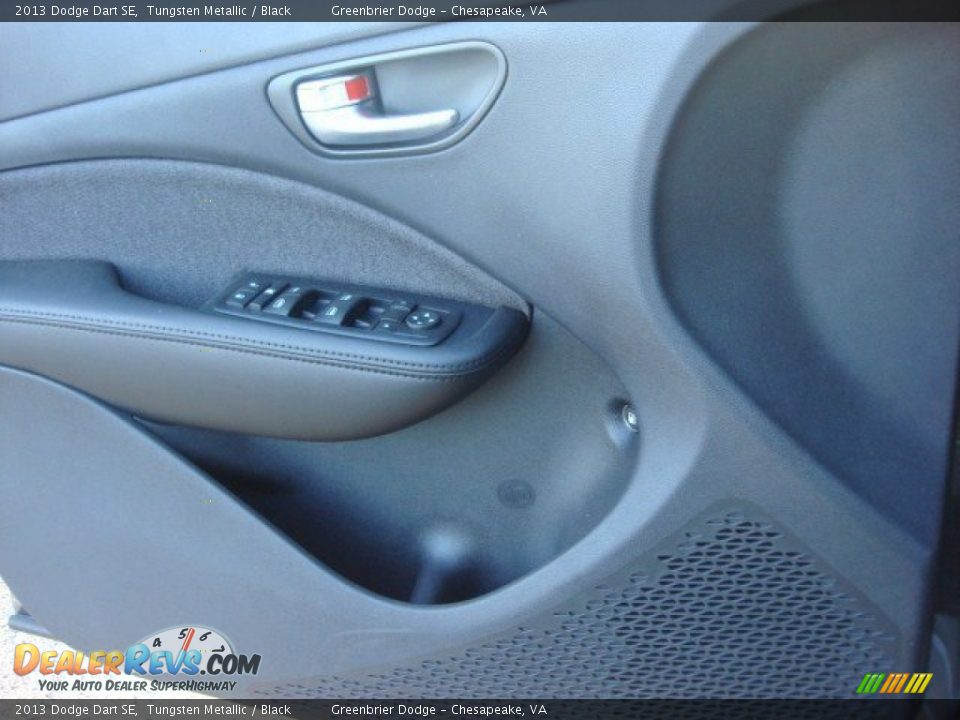 2013 Dodge Dart SE Tungsten Metallic / Black Photo #9
