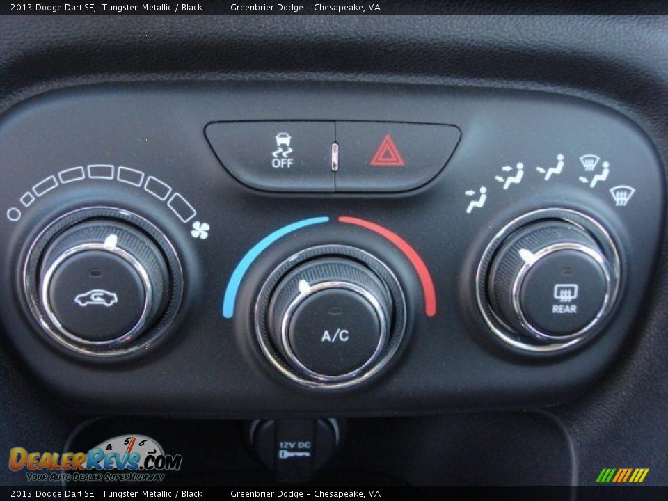 2013 Dodge Dart SE Tungsten Metallic / Black Photo #11