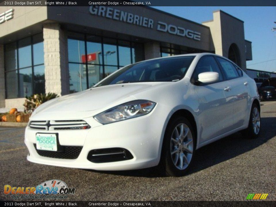 2013 Dodge Dart SXT Bright White / Black Photo #1