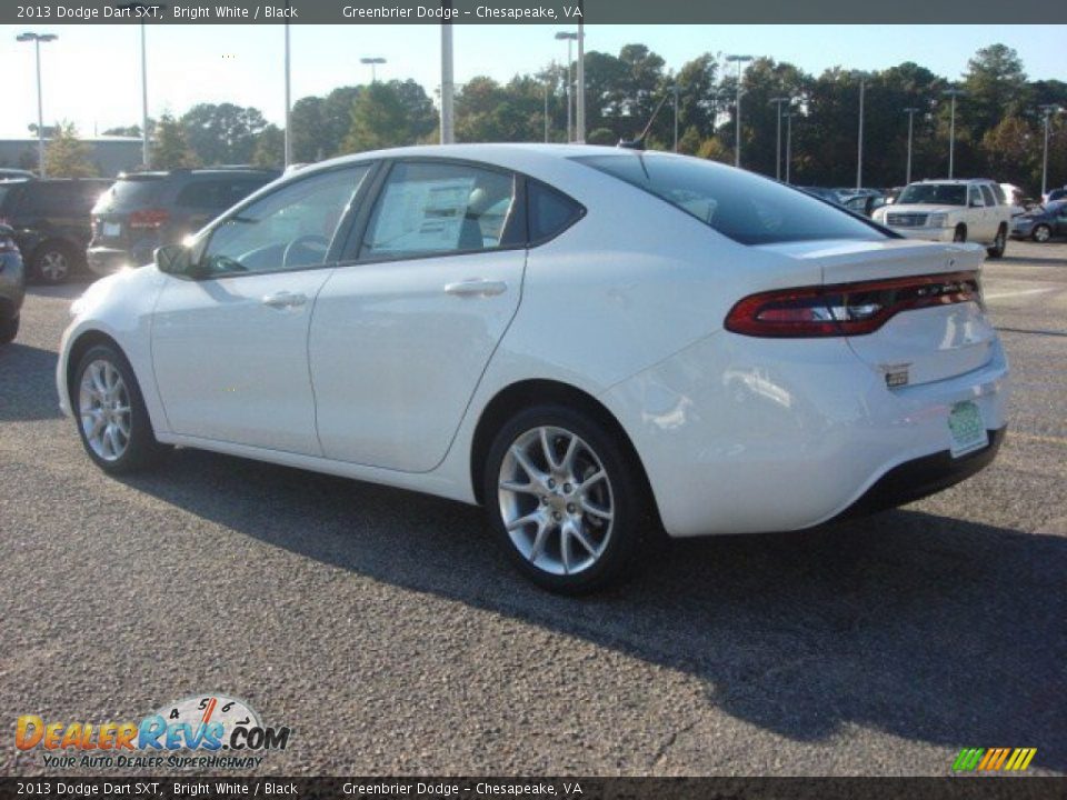 2013 Dodge Dart SXT Bright White / Black Photo #3