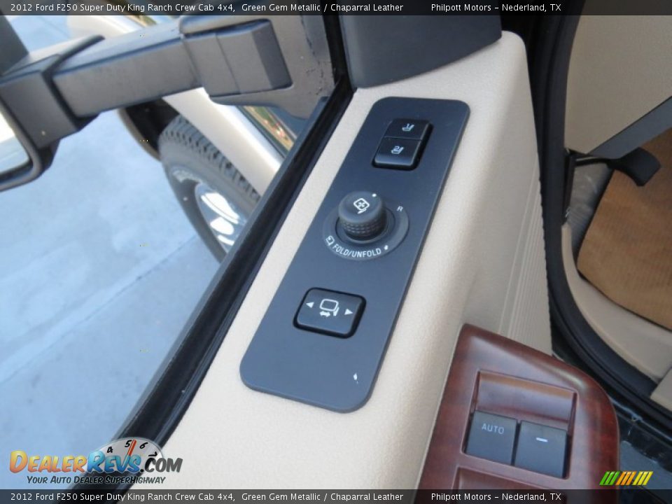 2012 Ford F250 Super Duty King Ranch Crew Cab 4x4 Green Gem Metallic / Chaparral Leather Photo #24