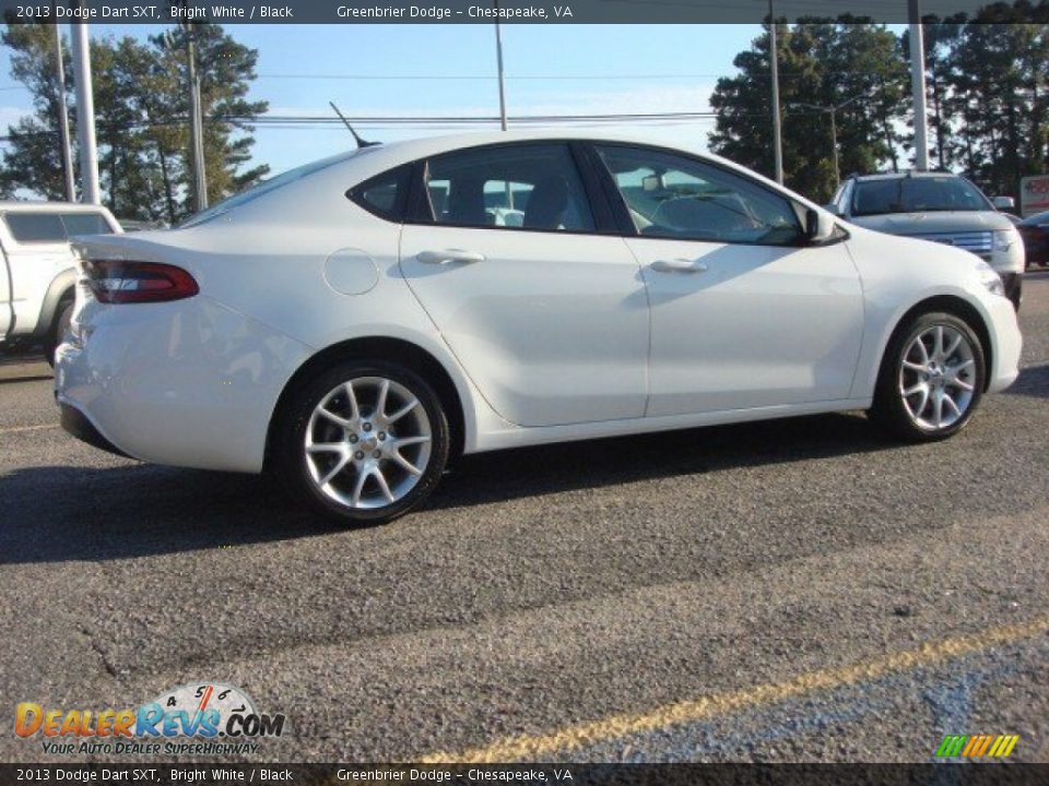 2013 Dodge Dart SXT Bright White / Black Photo #4