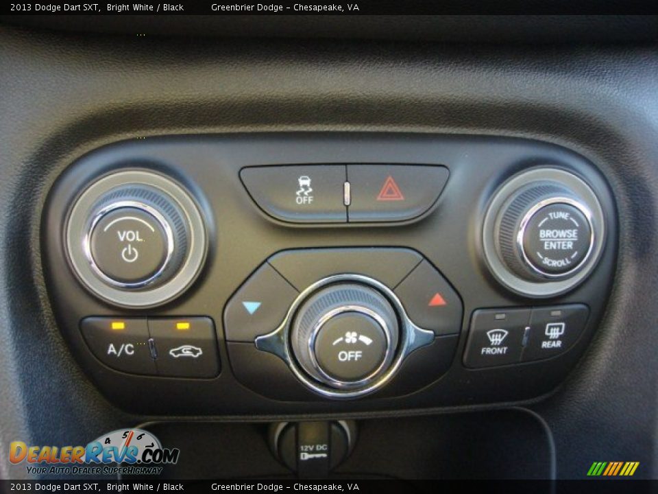 2013 Dodge Dart SXT Bright White / Black Photo #10
