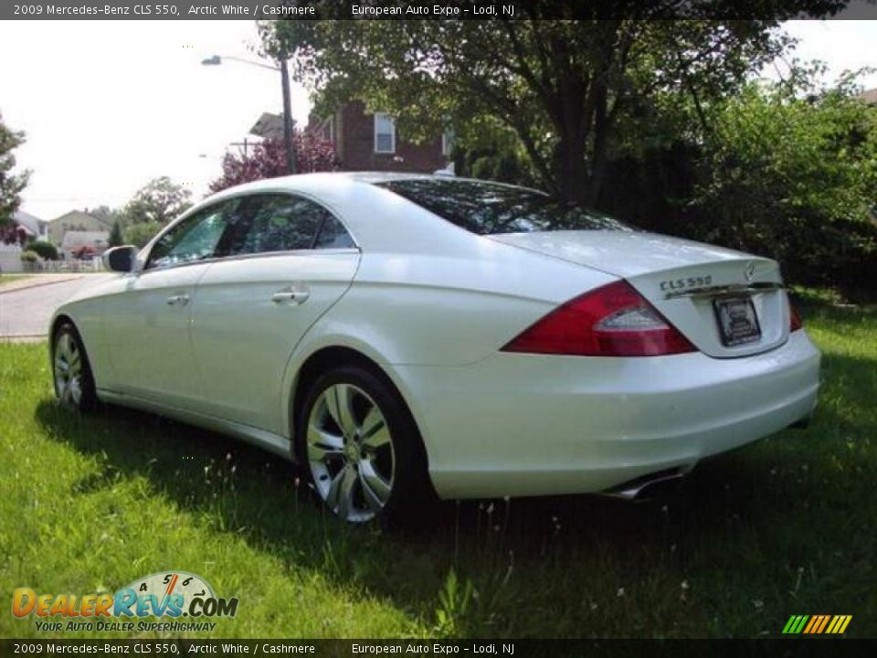 2009 Mercedes-Benz CLS 550 Arctic White / Cashmere Photo #4