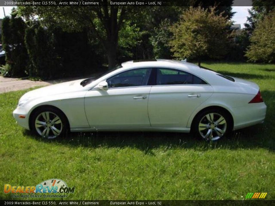 2009 Mercedes-Benz CLS 550 Arctic White / Cashmere Photo #6