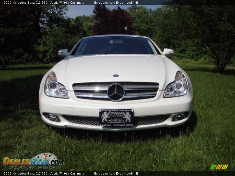 2009 Mercedes-Benz CLS 550 Arctic White / Cashmere Photo #7