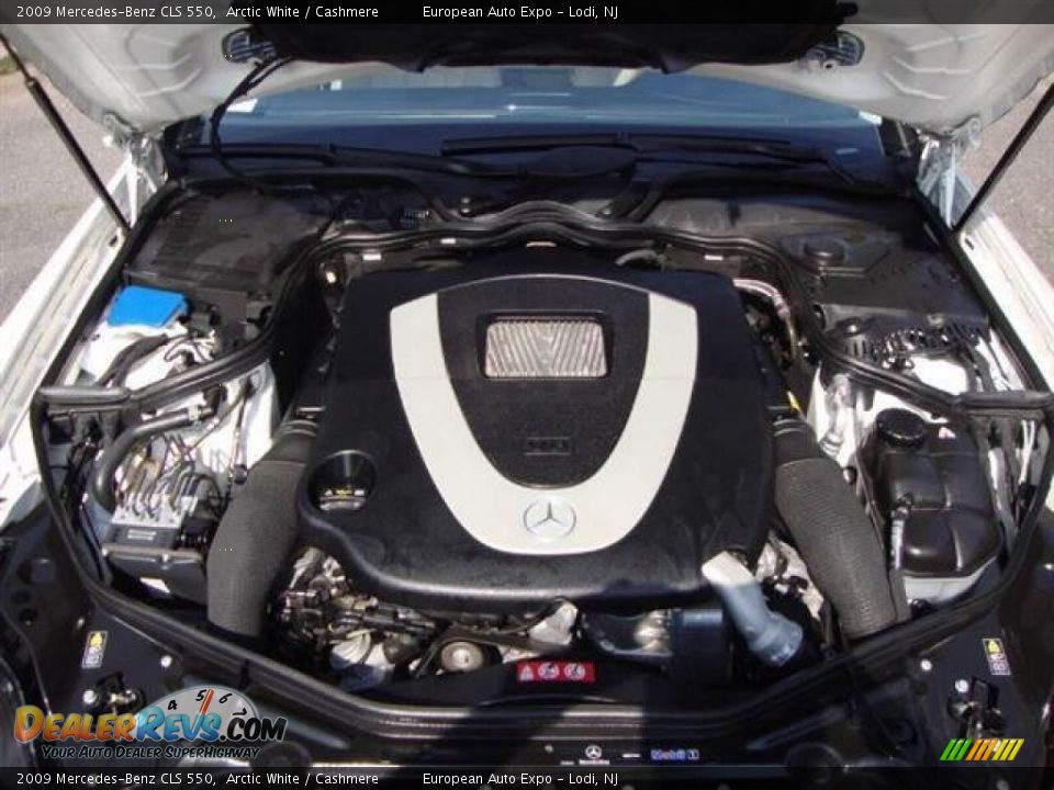 2009 Mercedes-Benz CLS 550 Arctic White / Cashmere Photo #9