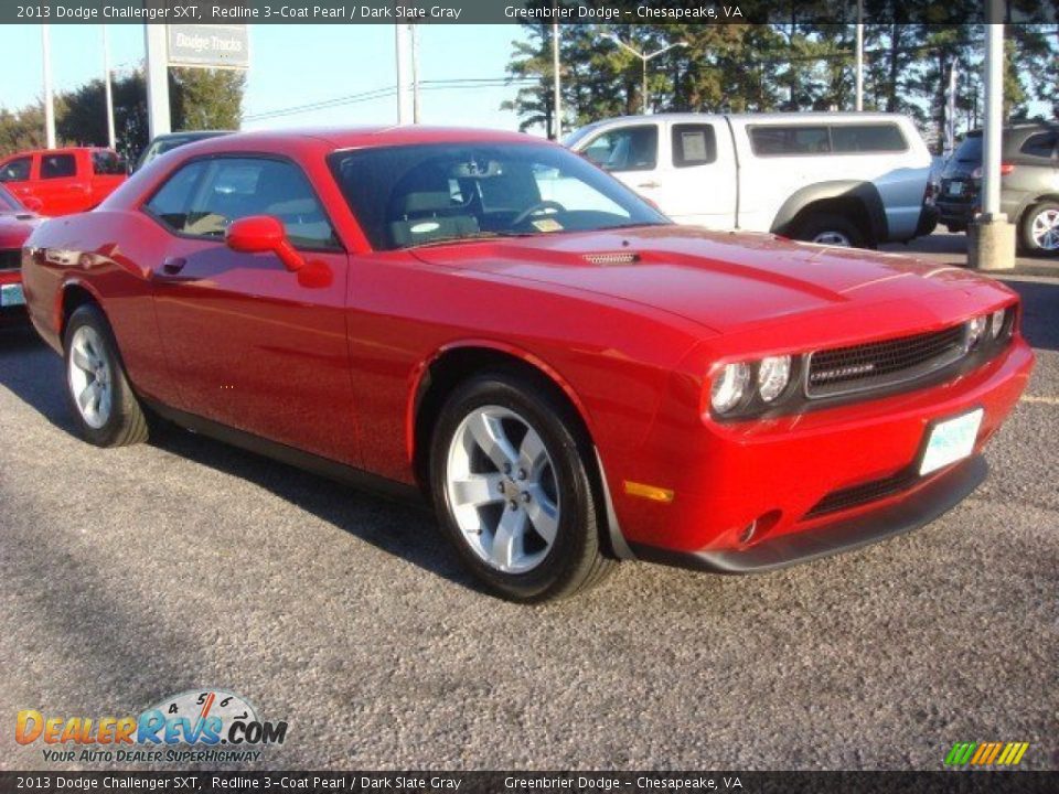 2013 Dodge Challenger SXT Redline 3-Coat Pearl / Dark Slate Gray Photo #4