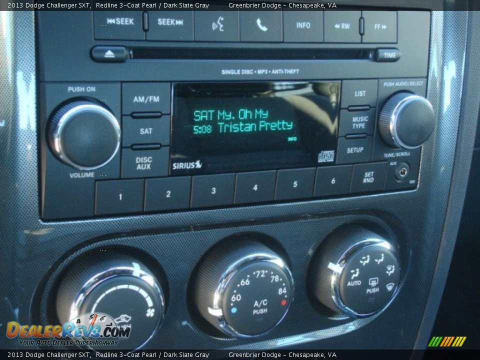2013 Dodge Challenger SXT Redline 3-Coat Pearl / Dark Slate Gray Photo #9