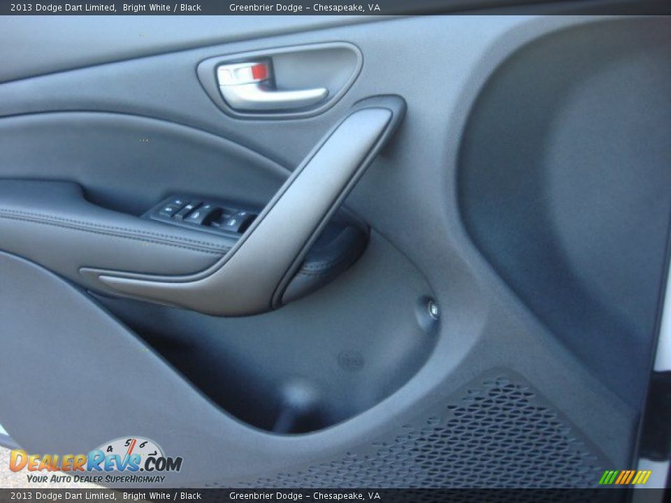 2013 Dodge Dart Limited Bright White / Black Photo #11