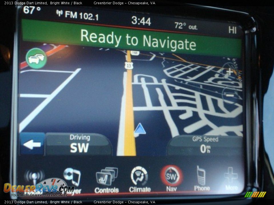 2013 Dodge Dart Limited Bright White / Black Photo #14