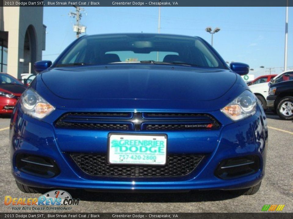 2013 Dodge Dart SXT Blue Streak Pearl Coat / Black Photo #6