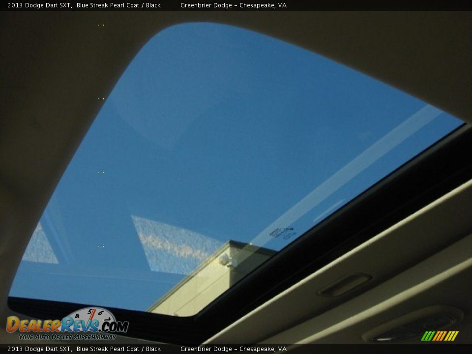 2013 Dodge Dart SXT Blue Streak Pearl Coat / Black Photo #10