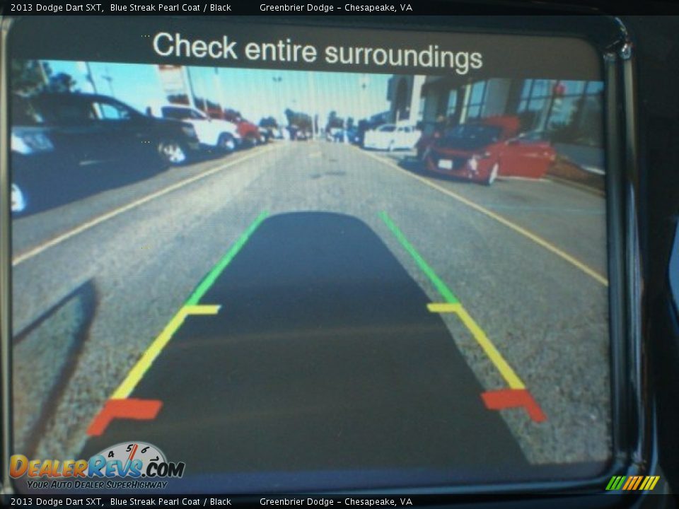 2013 Dodge Dart SXT Blue Streak Pearl Coat / Black Photo #12